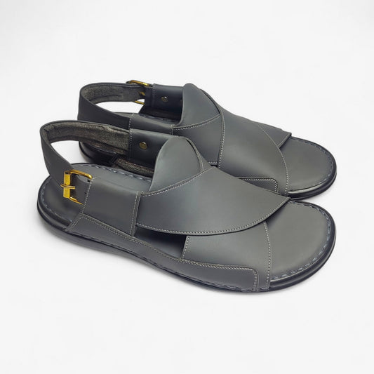 Modern Leather Peshawari Chappal - LS09