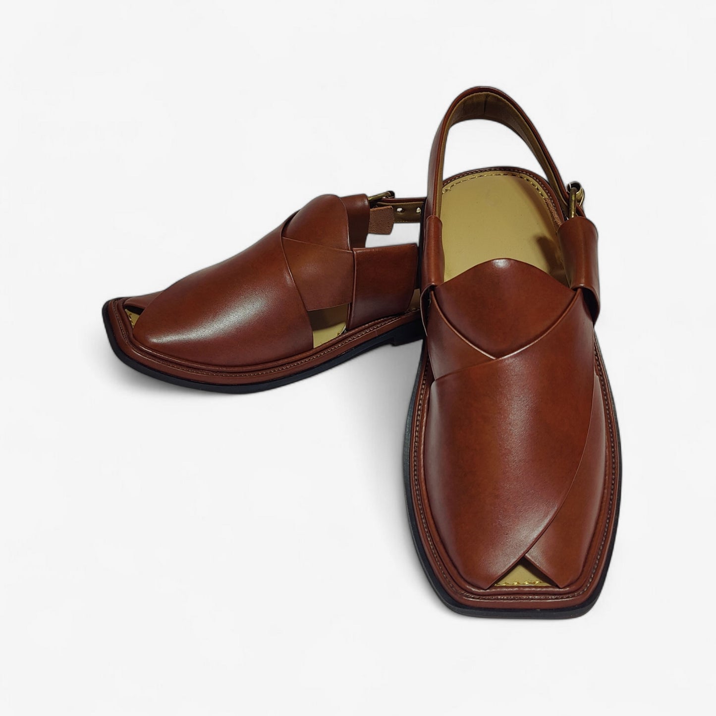 Premium Leather Peshawari Chappal -LS10